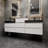 Golitz 79'' Double Bathroom Vanity with Stainless Steel Top-65239696