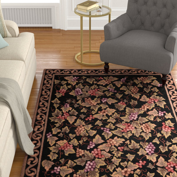 Fleur De Lis Living Kauffman Floral Rug & Reviews | Wayfair