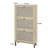 Rattan 3 Door Shoe Rack, Freestanding Modern Shoe Storage Cabinet