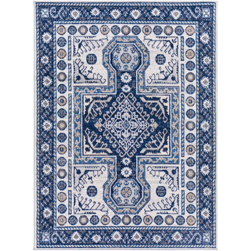 Bunnlevel Oriental Indoor Rug, Rectangle 5'3" x 7'