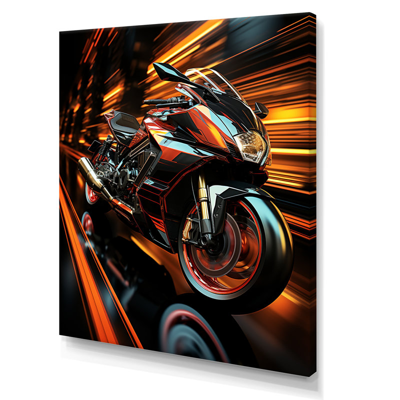 Velocity Speed Bike Fury IV, Toile tendue, 44" H x 34" W