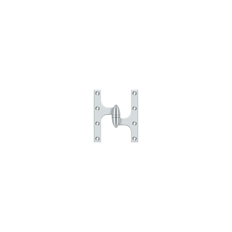 Hinge, Polished Chrome, Right Hand