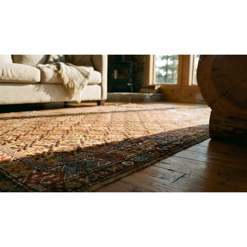 Tapis à motif géométrique antique