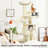 77.5 Inch Cat Tree Condo Multi-Level Kitten Activity Tower With Sisal Posts