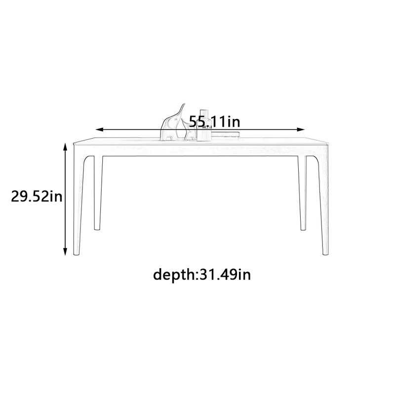 Schrader, 29.52"H x 55.11"L x 31.49"W