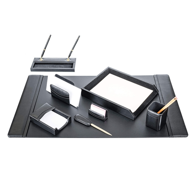 Ensemble de bureau 8 pièces, Noir