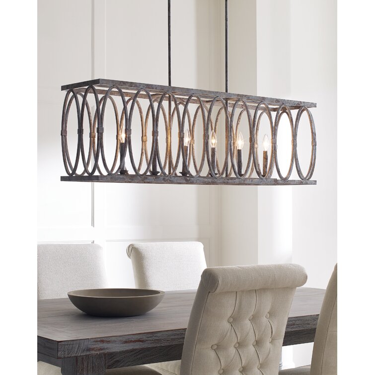 Huntington 6-Light Linear Kitchen Island Pendant