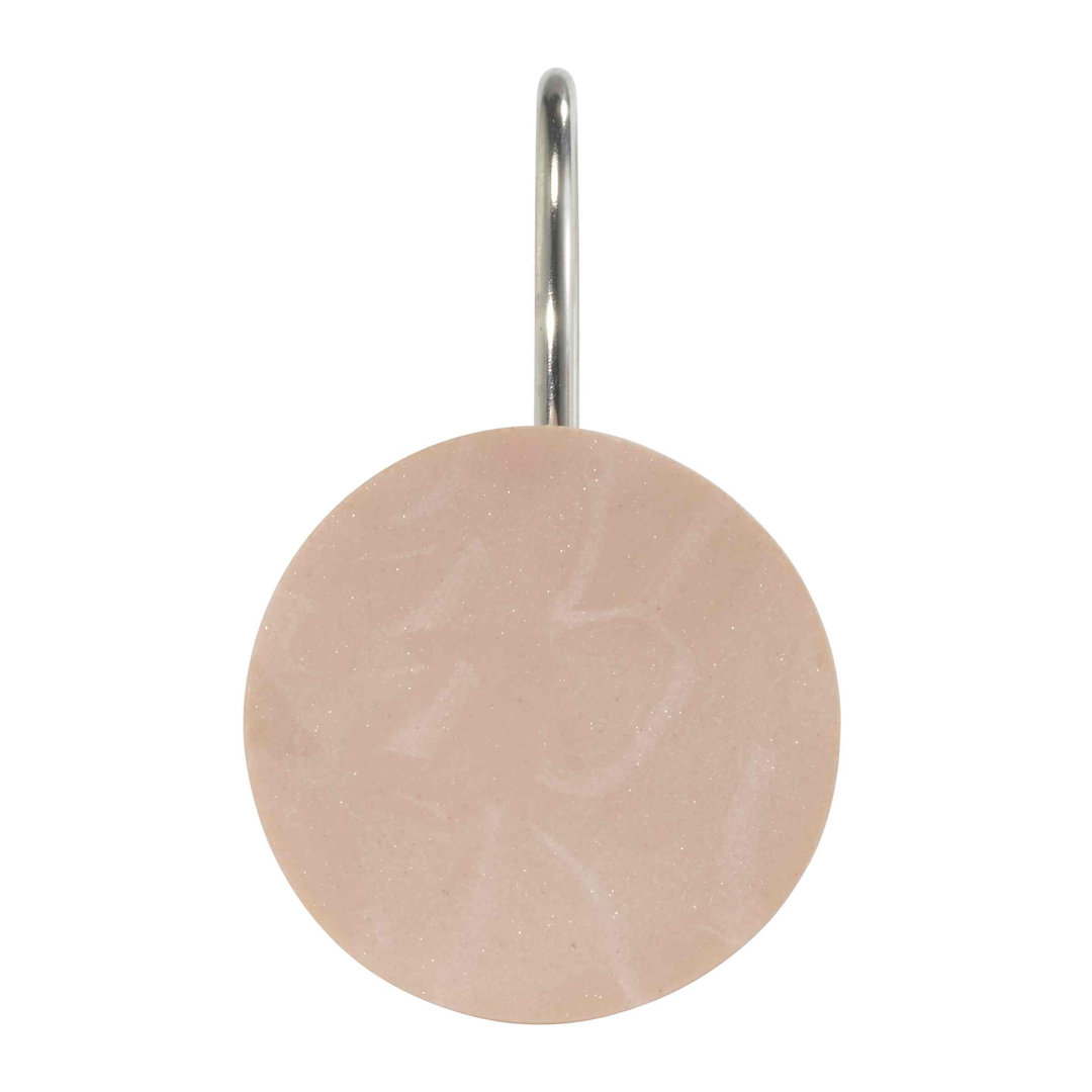 NM Kendall Clay Bath Shower Curtain Hook (Set of 12) Nicole Miller Home 