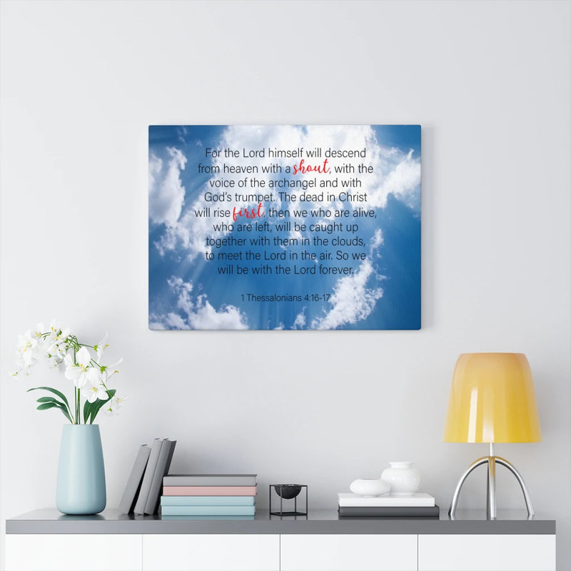 Shout First - Wrapped Canvas Print, 46cm H x 61cm W