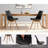 Set Of Four Dining Chairs, Medieval Modern Style Dining Chairs For Kitchen And Dining Room, With Woodenen Legs-1967091296