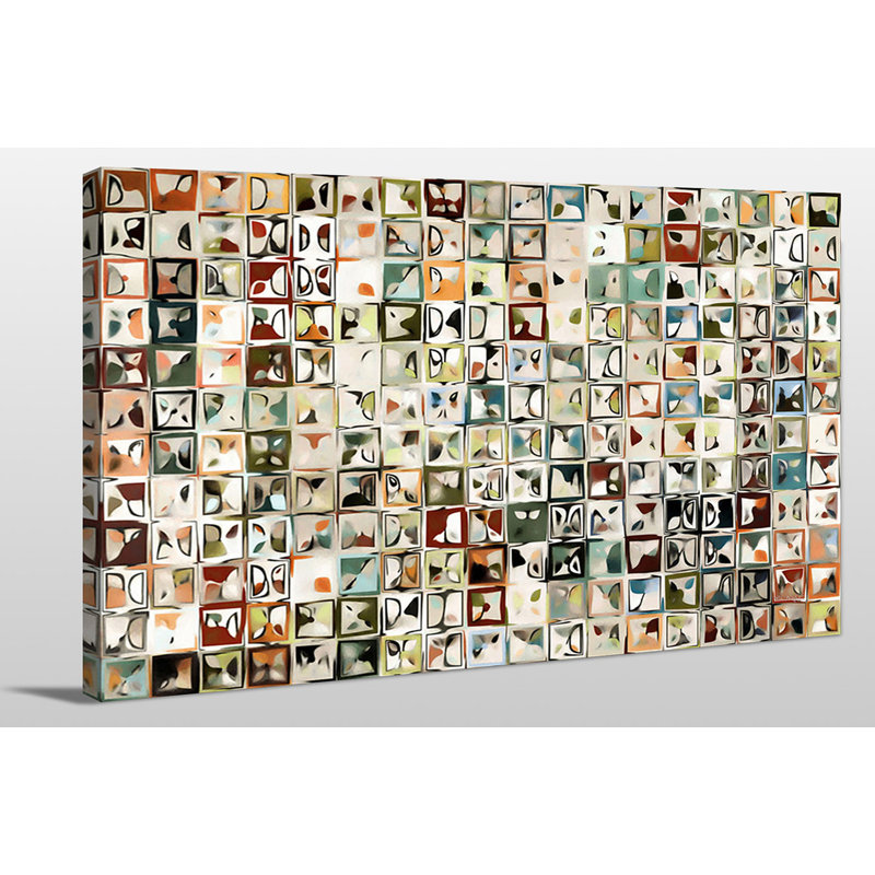 «Tile Art # 3 2013», impression sur toile, H 24 po x l 40 po x P 1,5 po, Toile tendue