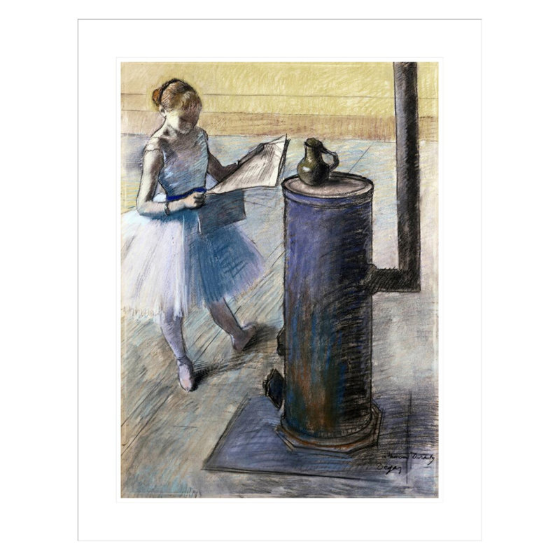 «Dancer Resting» par Edgar Degas, impression giclée encadrée, H 29,5 po x l 23,26 po