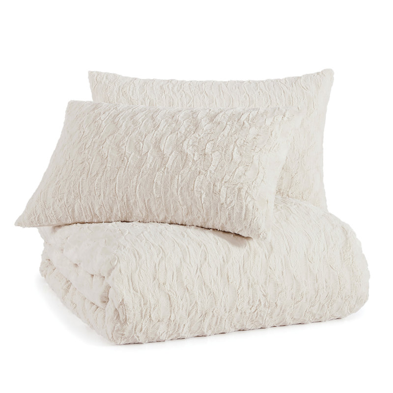 Ensemble d'édredon en fausse fourrure Heavenly, Grand