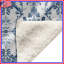 Couvertures damassées bleues complexes-130697549