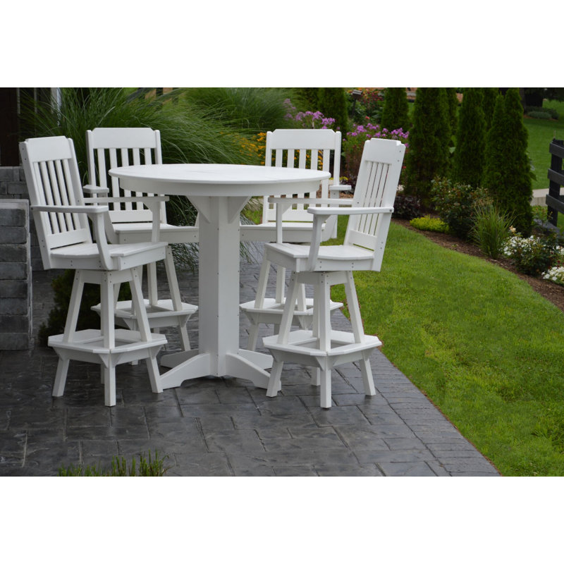 Ensemble repas 5 pièces Nettie, L 33 po x l 33 po, Blanc