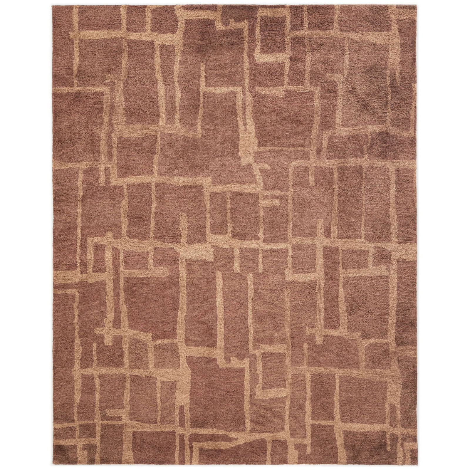 Merritt Hand-Tufted Geometric Wool Rug, Rectangle 3' x 5'