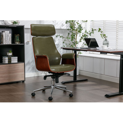 Fauteuil de direction de style Mid-Century Baver