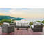 Causeuse de patio avec coussin Varney-1334298421