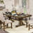 Extendable Solid Wood Base Dining Table