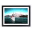 Boat on the Lake in New Zealand in Abstract - Picture Frame Painting Print-55679181-55679183