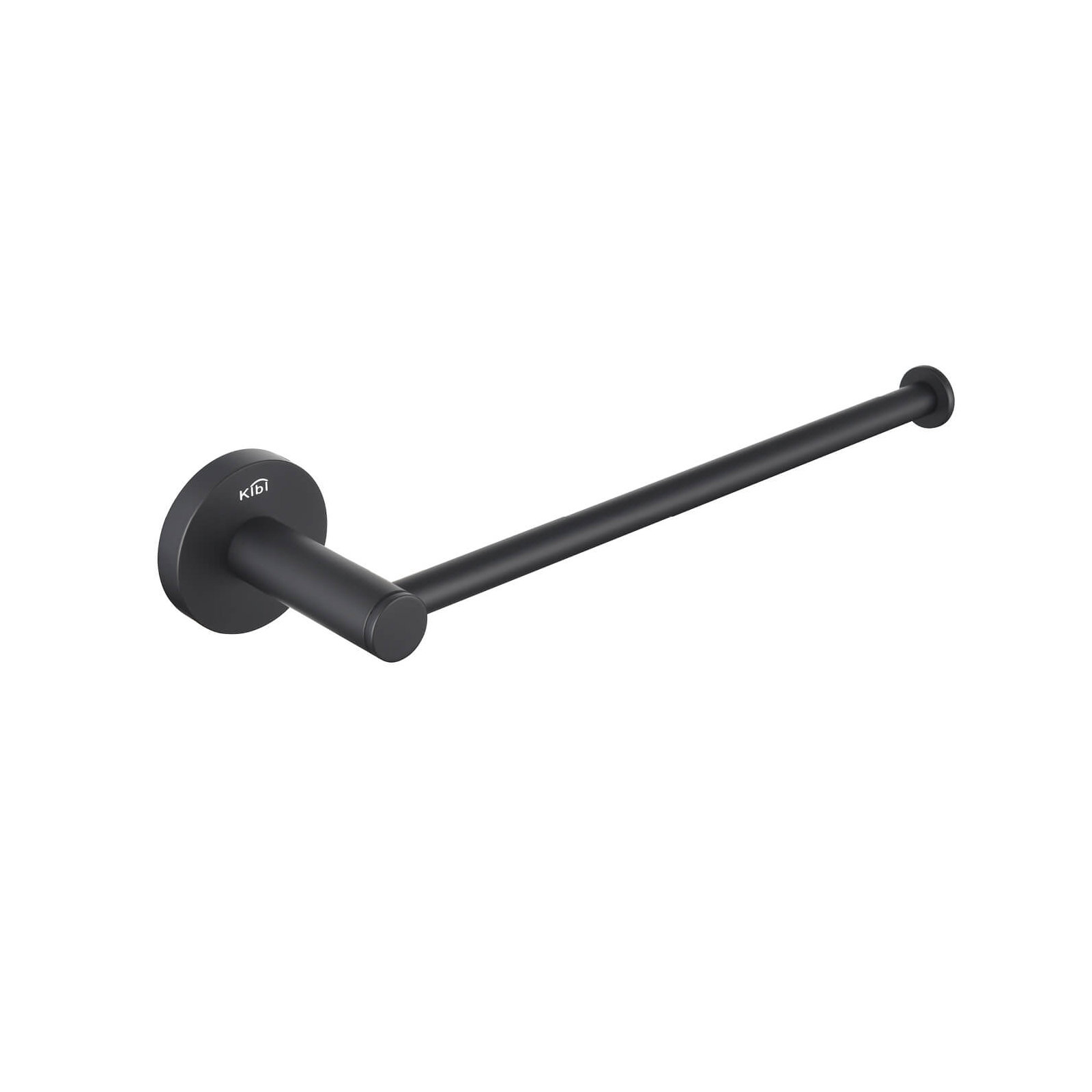 Circular 10'' Towel Bar, Matte Black
