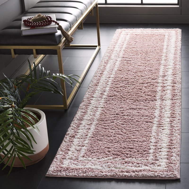 Tapis à rayures Kyrece, Tapis de couloir 2 pi 2 po x 8 pi