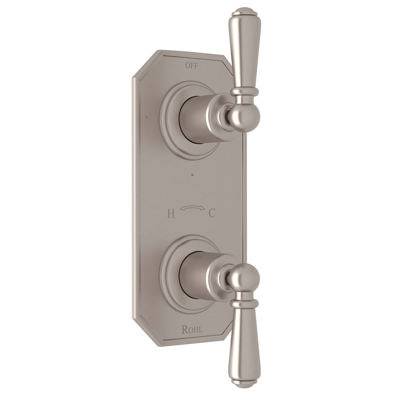 Edwardian™ 1/2" Thermostatic Trim with Diverter, Satin Nickel