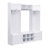 79.1''Wide Modern Hall Tree With Shoe Storage,4-In-1 Entryway Bench With 8 Cubbies,7 Coat Hooks & Adjustable Shelf For Hallway-572136107