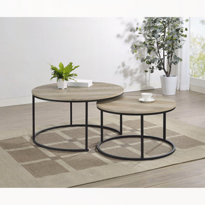 Table basse gigognes 2 pièces