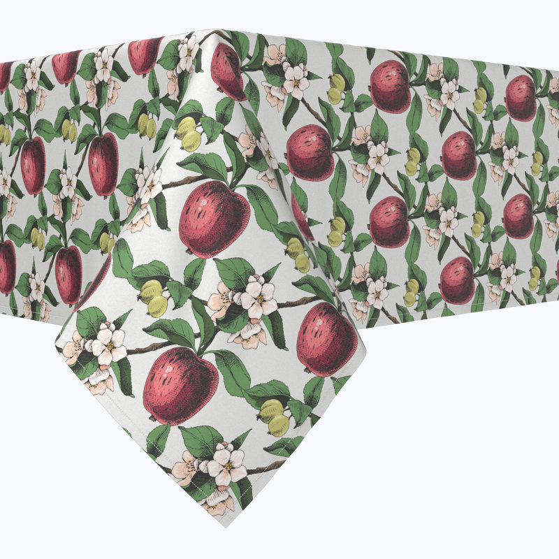 Apples Abstract Square Tablecloth, 120" x 60"