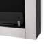 OneConcept 110cm W Silver Bio-Ethanol Fireplace Insert