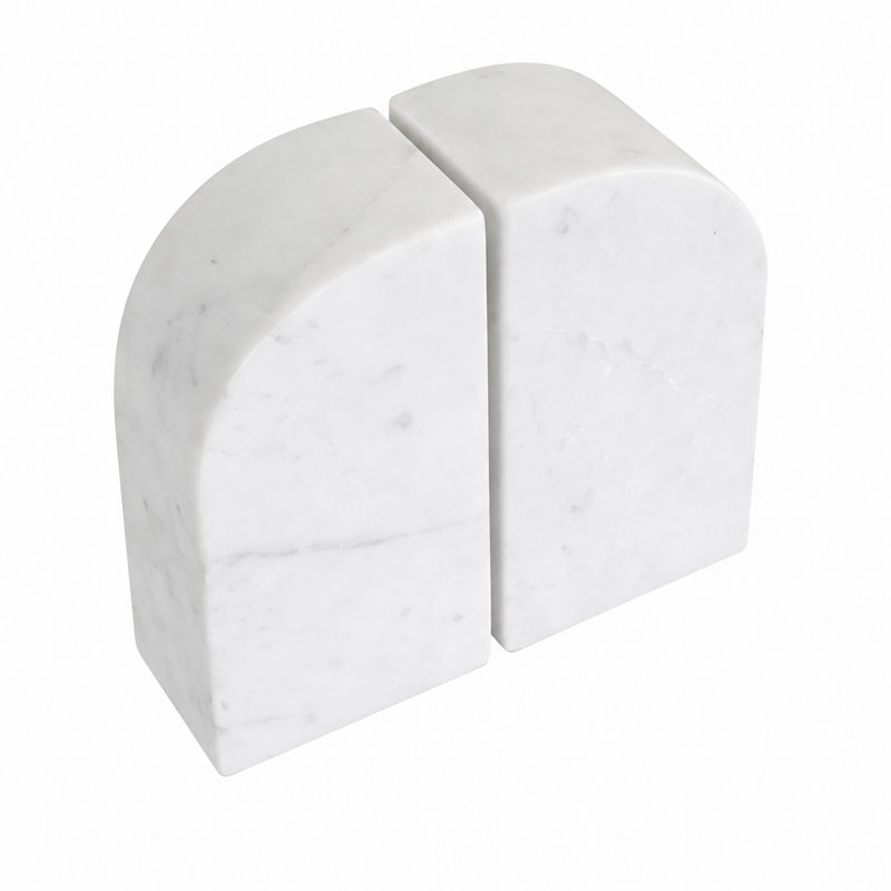 Serre-livres Cole and Gray, Blanc