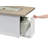 Havenwood Rectangle Smokeless Fire Pit Table with Hidden Fuel Tank-93699779-93699778