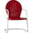 Burley Round 4 - Person 39" Long Powder Coated Steel Dining Set-1751454661