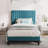 Dunphy Upholstered Platform Bed with Adjustable Headboard-915388888-900081288