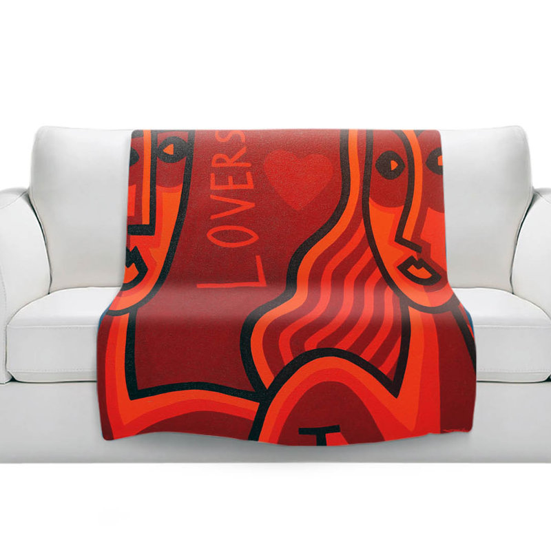 Couverture sherpa doux lovers, l 51 po x L 60 po
