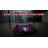 8 Foot Long Lighted Happy Halloween Inflatable Black Purple Spider with Green Eyes Indoor / Outdoor Holiday Blow Up Yard Garden Decoration