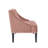Ellen Swoop Arm Settee Bench With Nailhead Trim For Entryway-1625762411