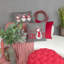Housse de coussin décorative de Noël 18 x 18 pouces bonhomme de neige