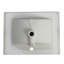 Lavabo de salle de bain en céramique 24 po, blanc