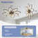 Falana 35" 7 - Blade Dimmable LED Ceiling Fan with Remote Control and APP