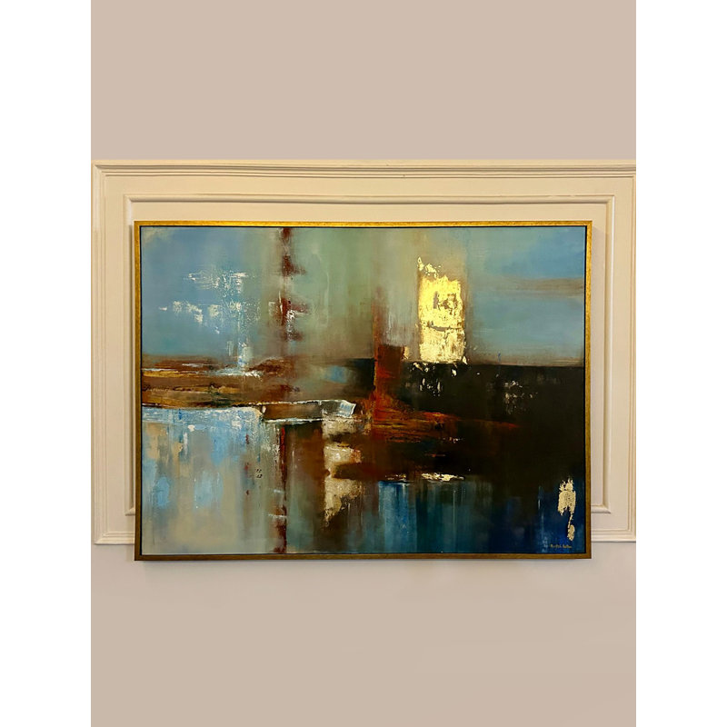 Modern Abstract | Mixed Media On Canvas | With Frame | By Roopsi Batra