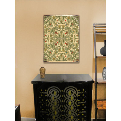 Handmade Traditional Plants & Flowers Wall Decor on Wood