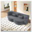 Canapé moderne avec 2 coussins-720971599-720971598