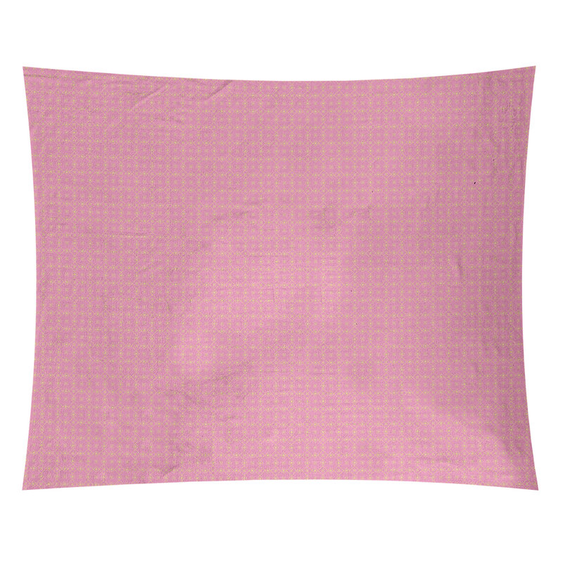 Tapisserie murale polyester, H 71 po x l 83,5 po, Rose/jaune