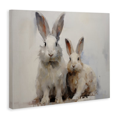 Fluffy Spring Bunnies Canvas Wall Art by Arlington Prints