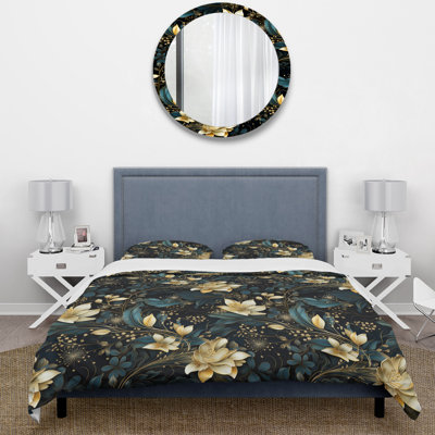 Literie Golden Night Flowers Paisley I
