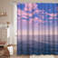 Rideau de douche Calm Sea Clouds Sky-1539802429