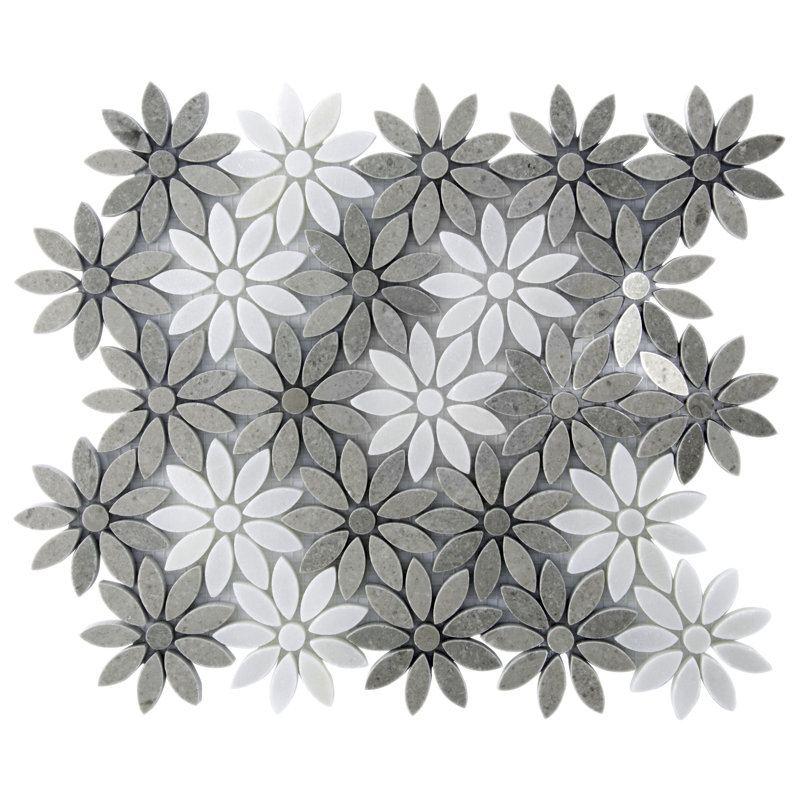 Desert Hills 0.5 in. x 1.1 in. Novelty Polished Marble Tile