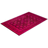 Zelma One-of-a-Kind 6' 1" X 9' 1" Hand Knotted Area Rug